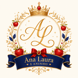 Logo Ana Laura, 1 aninho